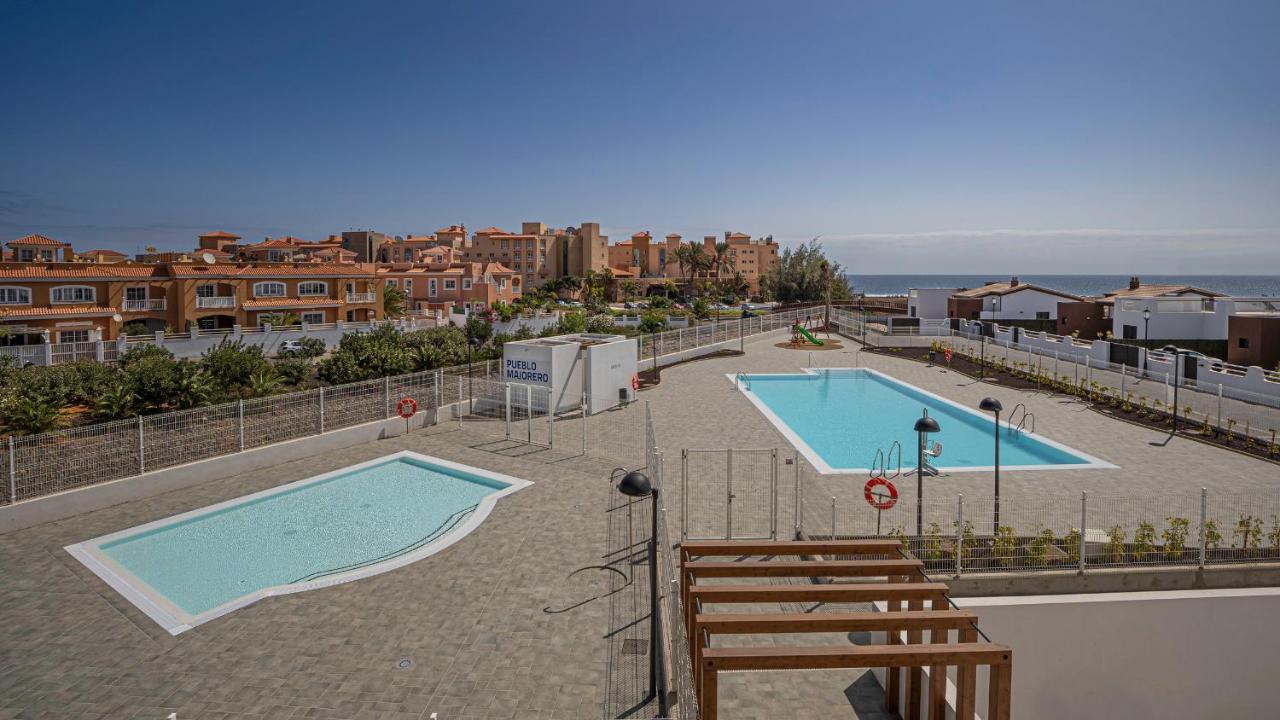 Green View Luxury Appartment In New Complex Pueblo Majorero Next To Golf Course 5 Min Walk From The Beach And Atlantico Shopping Centre In Caleta De Fuste Next To Cassino And Elba Sara Hotel 2 Bedrooms 2 Bathrooms Huge Terace! Eksteriør bilde